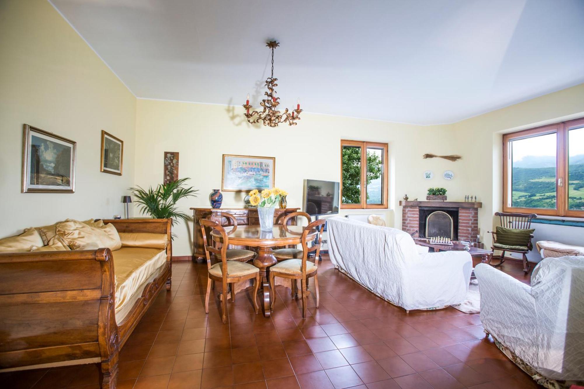 Villa Casa Del Bosco - Vista Mozzafiato & Parco 4 Ettari à Bobbio Extérieur photo